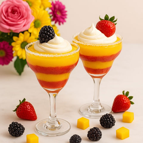 EPURE Misket “Firenze” Margarita 10 oz. Glass Cups Set (Set of 4)