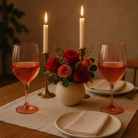 Epure Glassware- Superior Orange Wine Glasses- Set of 4