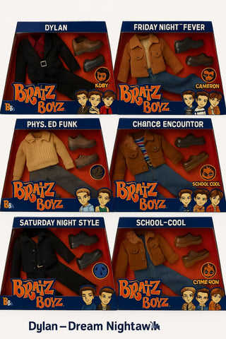 Bratz Boyz Fashion Pack – Complete 6-Pack Collector’s Edition with Outfits & Shoes