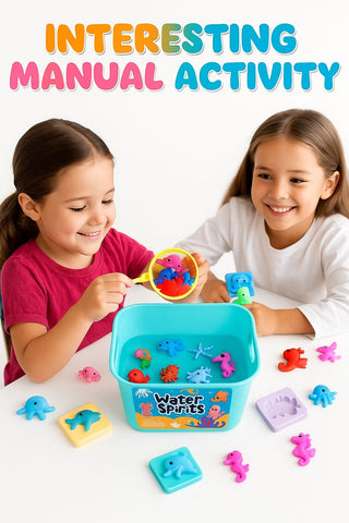 Ocean Creature Water Silicone Creature Fun Kit – Surprise Animal Shape