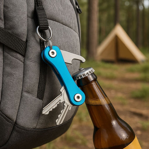 Multifunctional Smart Compact Key Organizer with Built-In Bottle Opener & Keychain Clip