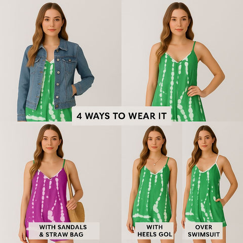 Jumpsuits for Women Casual Summer Rompers Sleeveless Loose Spaghetti Strap Baggy Overalls Jumpers with Pockets