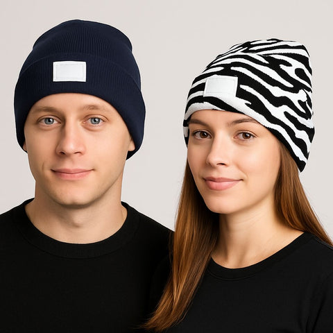 Unisex LED Beanie Hat with Rechargeable Headlamp – Hands-Free Light for Outdoor, Work & Everyday Use