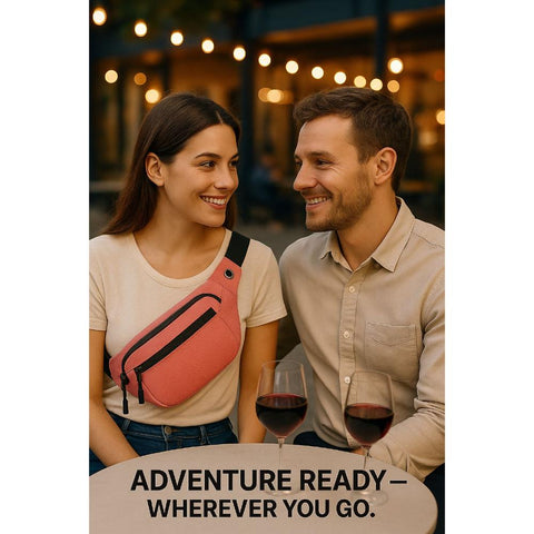 Lightweight Traveler Fanny Waist Bag - 6 Colors