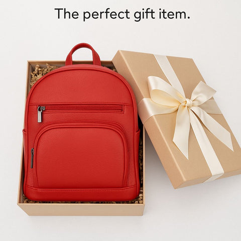 Genuine Leather Everyday Commuter Stylish Backpack