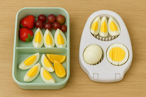 3-in-1 Multi-Function Egg Slicer – Dice, Wedge & Slice for Perfect Presentation