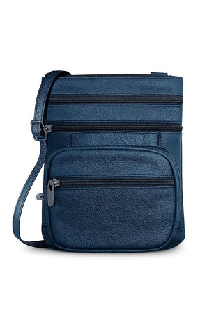 Elegant Everyday Crossbody Bag- 100% Real Leather