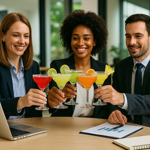 EPURE Misket “Firenze” Margarita 10 oz. Glass Cups Set (Set of 4)