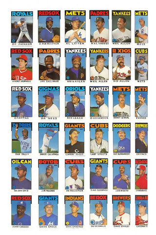 1986 Vintage Baseball Cards – Surprise 10 Pack (Original Topps Collection)