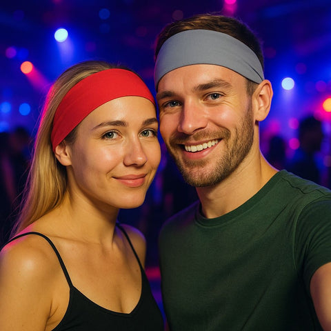 Unisex Sweat-Wicking Headbands – 2 Pack (Random Surprise Colors)