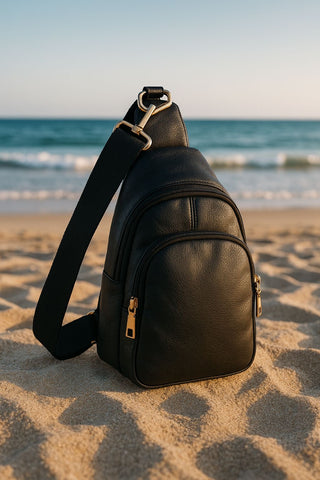 Real Leather Crossbody Sling Bag – Stylish, Functional & Versatile