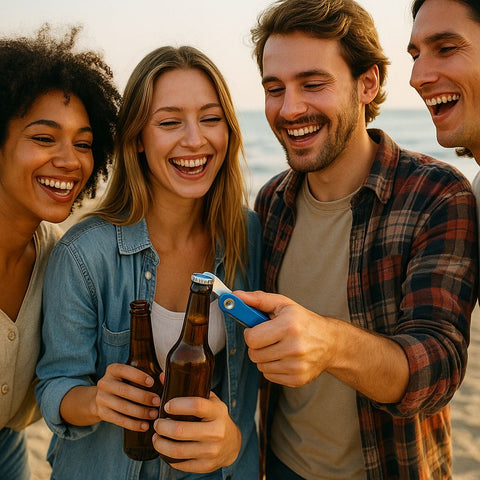 Multifunctional Smart Compact Key Organizer with Built-In Bottle Opener & Keychain Clip