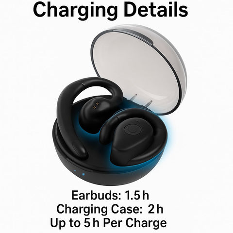 Mini AI Translator Earphones for Travel and Language Learning