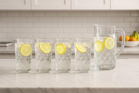 EPURÉ Skultura 16 oz. Cooler Glasses – Set of 4