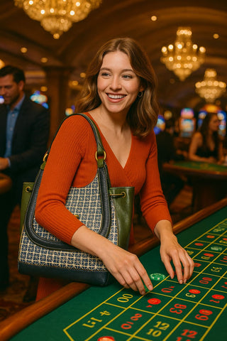Elegant Geometric Tote – Your Travel Companion in Style