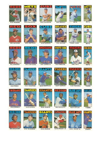 1986 Vintage Baseball Cards – Surprise 10 Pack (Original Topps Collection)
