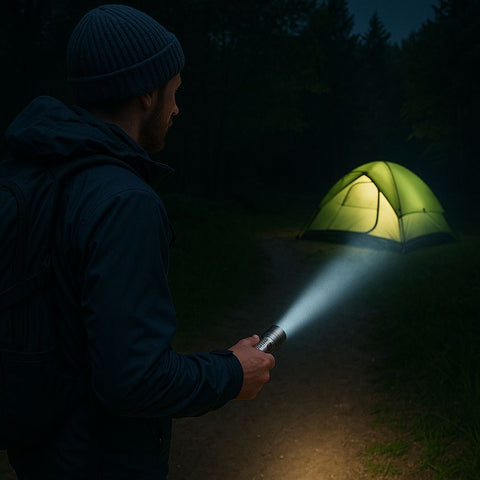 Riot Light Tactical Flashlight – 1400 Lumens, 5 Modes, USB Rechargeable