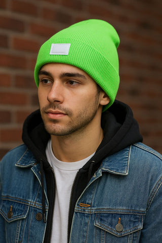 Unisex LED Beanie Hat with Rechargeable Headlamp – Hands-Free Light for Outdoor, Work & Everyday Use