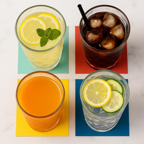 EPURÉ Skultura 16 oz. Cooler Glasses – Set of 4