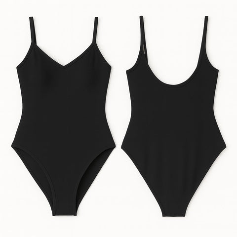 Women’s Shaping Bodysuit – Seamless Stretch Fit, Breathable Comfort, Everyday Layering Essential (Soft Sand & Midnight Smooth)