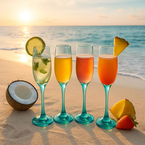 Epure Glass Cups Serverware Collection - Set of 4