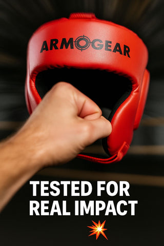 Armogear 2-Pack Boxing Headgear – Impact-Resistant Safety Helmets for Kids & Adults – Adjustable Fit, Padded Protection, Training & Sparring Gear