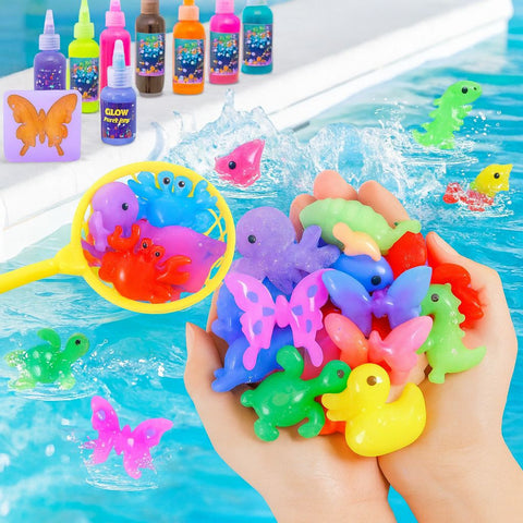 Ocean Creature Water Silicone Creature Fun Kit – Surprise Animal Shape