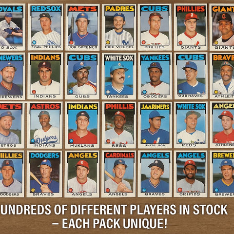 1986 Vintage Baseball Cards – Surprise 10 Pack (Original Topps Collection)