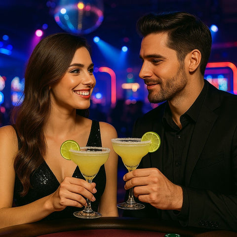 EPURE Misket “Firenze” Margarita 10 oz. Glass Cups Set (Set of 4)