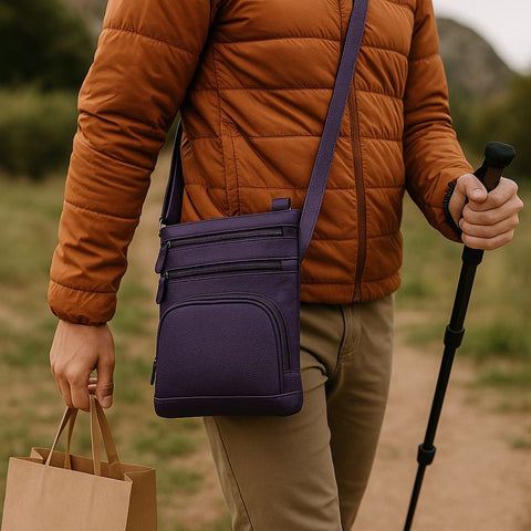 Genuine Leather Crossbody Purse Bag