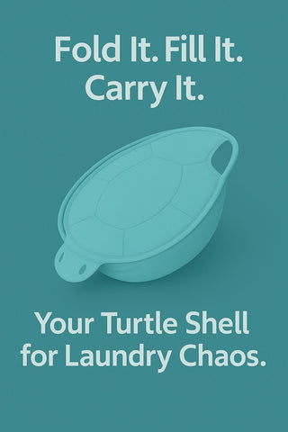 Collapsible Turtle Easy Carry Laundry Hamper