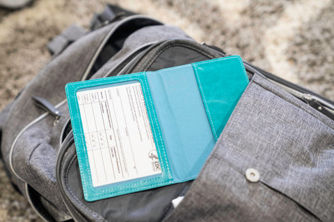 5 Pack Passport Holder with CDC Vaccination Card Protector