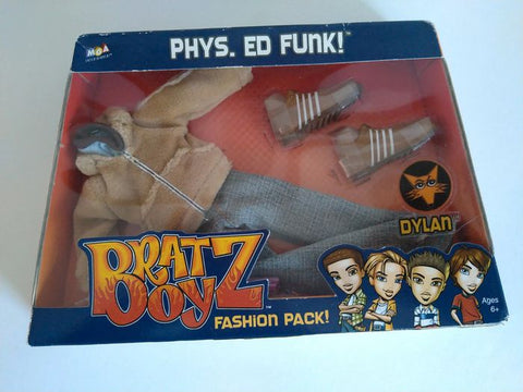 6 Pack Full Collection Bratz Boyz Doll Fashion Pack Clothes with Shoes