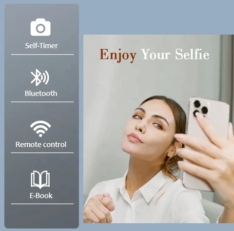 Portable Selfie Timer Bluetooth Remote Control Finger Ring