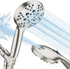 High Pressure 8-Mode Handheld Shower Head  with 80" Extra Long Stainless Steel Hose with Built-in Power Wash to Clean Tub, Tile & Pets