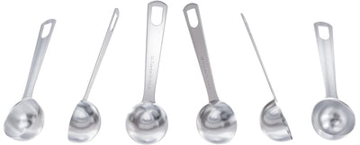 Set of 9 Stainless Steel Baking Measuring Spoons