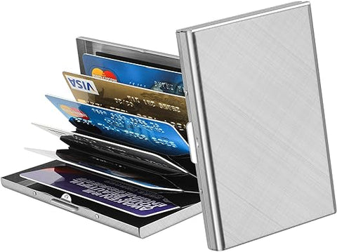 2 Pack Slim Credit Card RFID Blocking Card Holder Wallet