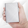 Crossbody Leather Shoulder Bag and Clutch with Stainless Steel Card Wallet