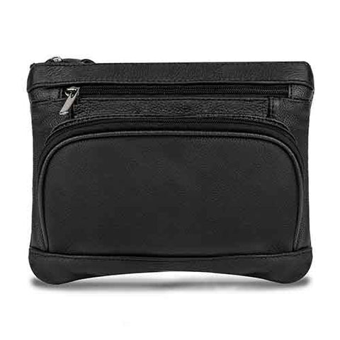 Super Soft Leather Wide Crossbody Bag - 5 Colors
