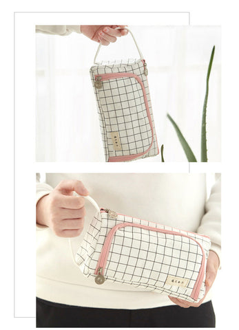 Multi-Compartment Large Capacity Pencil Case Pouch