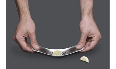 Stainless Steel Garlic Rocker Crusher Mincer Press Dishwasher Safe