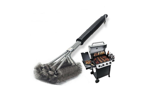 Grill Brush Stainless Steel Scrubber BBQ Cleaning Tool