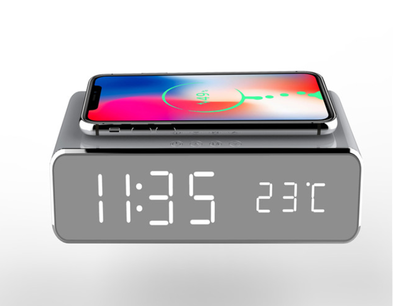 Multi-Function Alarm Clock with Wireless Charging