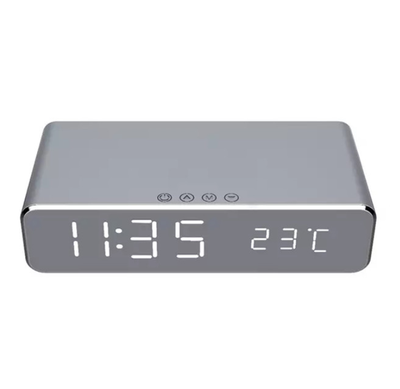 Multi-Function Alarm Clock with Wireless Charging