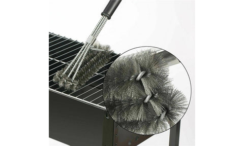 Grill Brush Stainless Steel Scrubber BBQ Cleaning Tool