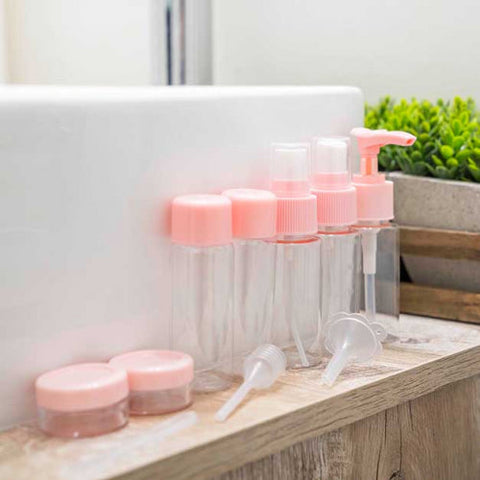 Refillable Portable Travel Bottles Toiletry Case
