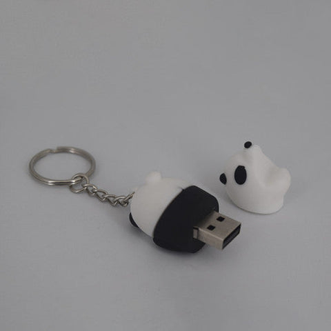Panda 64GB USB Drive Keychain