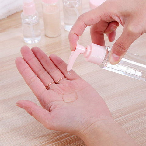 Refillable Portable Travel Bottles Toiletry Case