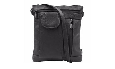 On-The-Go Soft Leather Crossbody Bag with Plus-Size Option