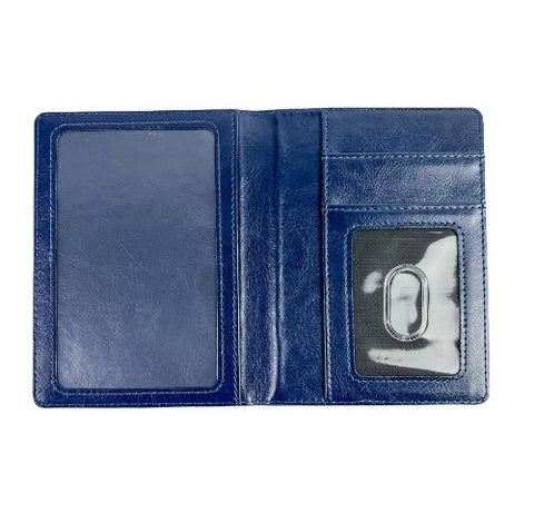 Leather Crossbody Bag with CDC Passport Holder- 5 Colors